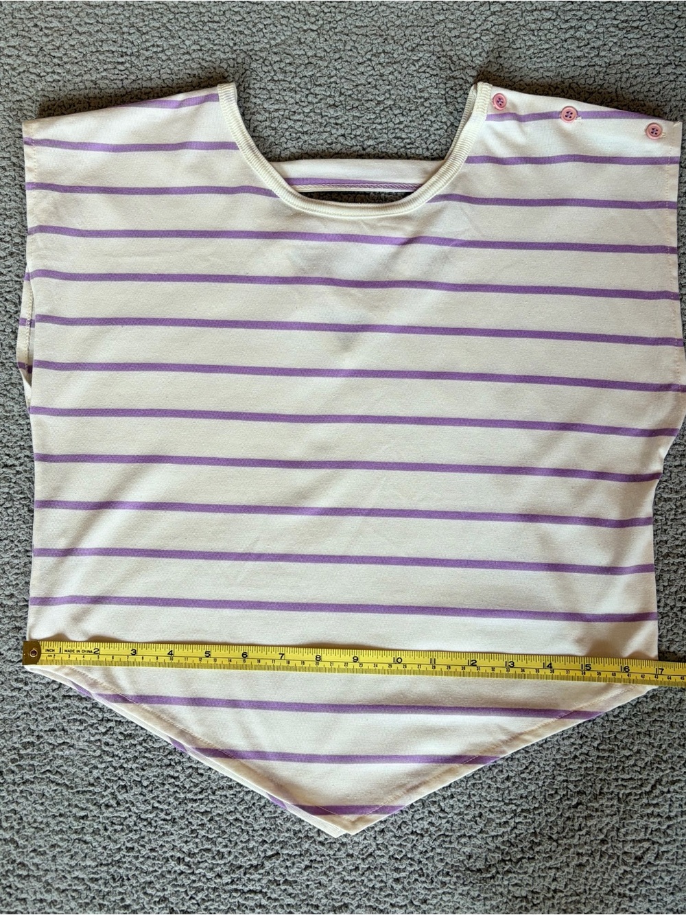 True Vintage 80s Avant Garde New Wave Punk V Hem Crop Top Size XS/S - Picture 9 of 11